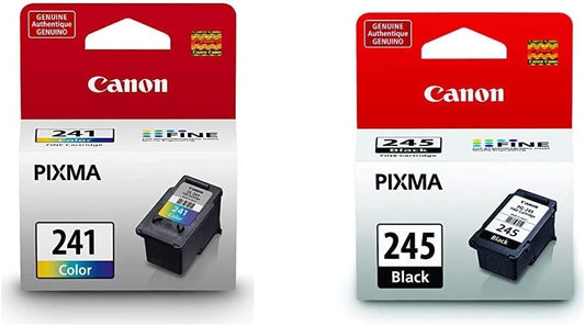 Canon CL-241 Color Ink Cartridge &amp; PG-245 Black Ink Cartridge Compatible to iP2820, MG2420, MG2924, MG2920, MX492, MG3020, MG2525, TS3120, TS302, TS202, TR4520