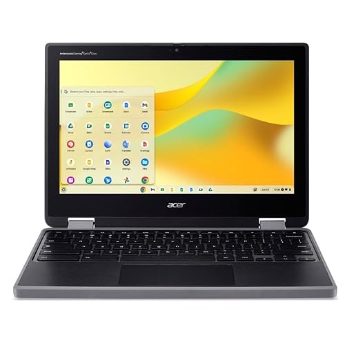 Acer Chromebook Spin 311 R724T R724T-K70P 11.6 Touchscreen Convertible 2 in 1 Chromebook - HD - MediaTek MT8 MT8186TV/AZA - 8 GB - 64 GB Flash Memory - English (US) Keyboard - Black - MediaTek Chip