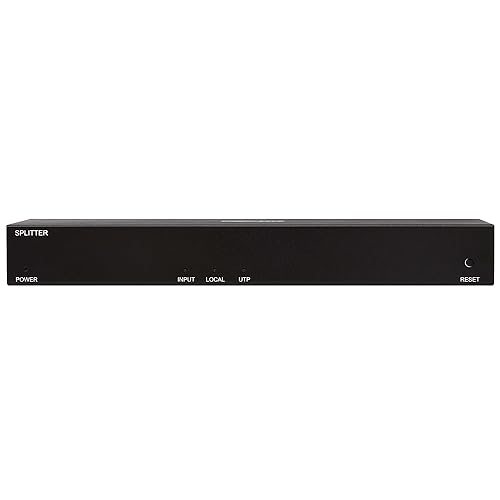 Tripp Lite 4-Port HDMI Over Ethernet Cat6 Extender Kit, Splitter/3x Pigtail Receivers - Up to 230 feet or 70.1 Meters - 4K 60Hz Video, HDR, 4:4:4, TAA Compliant (B127A-004-BHPH3)