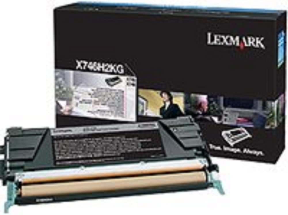 Lexmark High Yield Black Toner Cartridge, 12000 Yield, for Use in Model X746/X748 (X746H2KG)