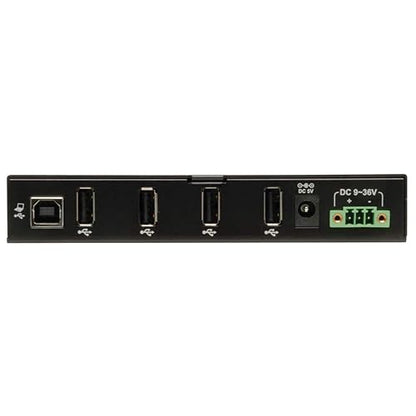Tripp Lite Eaton Series 4-Port Industrial-Grade USB 2.0 Hub - 15 kV ESD Immunity, Metal Housing, Mountable - w 15KV ESD Immunity and metal case, Mountable"