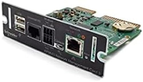 APC by Schneider Electric Device monitoring and management, Network Management Cards, NMC3 with Environmental Monitoring and Modbus, secure remote UPS monitoring and management