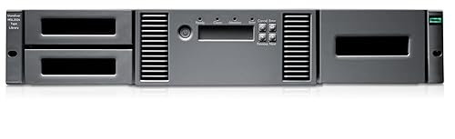 Hewlett Packard Enterprise Storage MSL2024 Tape Library 1x MSL LTO-8 SAS Drive 15x LTO-8 30TB Data Cartridges (HPE Smart Choice P77036-B25)