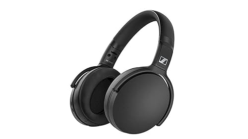 Sennheiser HD 350BT Bluetooth 5.0 Wireless Headphone - 30-Hour Battery Life, USB-C Fast Charging, Virtual Assistant Button, Foldable - Black Black Headphone