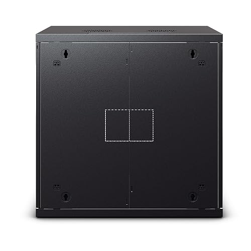 CyberPower Carbon CR12U61003 9U Wall Mount Rack Enclosure, Black
