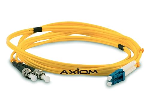 Axiom LC/ST Singlemode Duplex OS2 9/125 Fiber Optic Cable 10m - Fiber Optic for Network Device - 32.81 ft - 2 x LC Male Network - 2 x ST Male Network