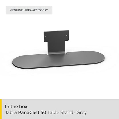 Jabra PanaCast 50 Table Stand – Allows PanaCast 50 Webcam to be Used as a Free-Standing Unit, Compact Design, Ideal for Travelling and for Use in Multiple Locations - Grey PanaCast 50 Table Stand Grey