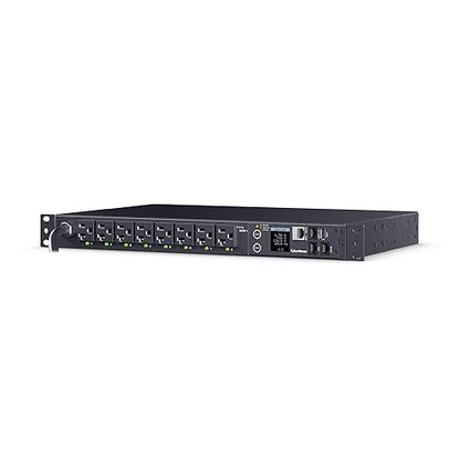CyberPower PDU41023 Switched PDU, 100-120V, 30A (Derated to 24A), 16 Outlets, 1U Rackmount, 12 Foot Power Cord