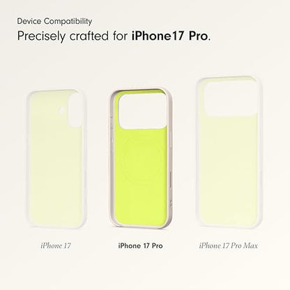 Beats iPhone 17 Pro Kickstand Case with MagSafe & Camera Control, Built in Stand & Lanyard, Matte Finish with Microfibre Lining – Lime Stone iPhone 17 Pro Kickstand Lime Stone