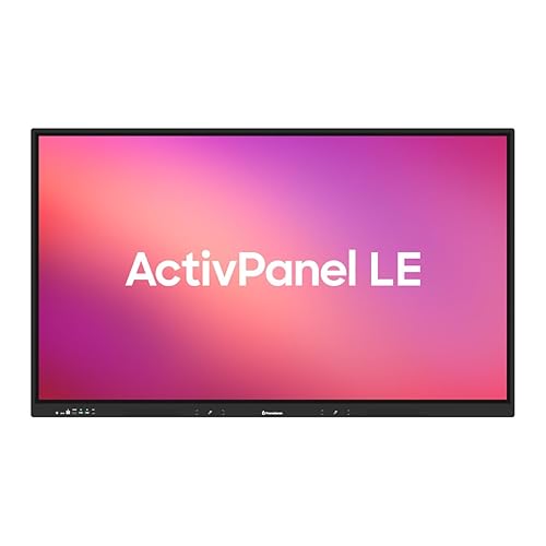 ActivPanel LE 65” High Specification Digital Whiteboard, 4K UHD, Interactive Display, Android OS, EDLA Certified, 3 Year Onsite Support ActivPanel 86" V10 WS & i5 Win OPS