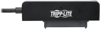 Tripp Lite 6in USB 3.0 SuperSpeed to SATA III Adapter Cable w/ UASP, 2.5in SATA Hard Drives, Black (U338-06N-SATA-B)