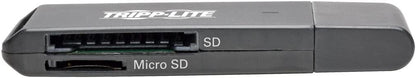 Tripp Lite USB 3.0 SuperSpeed SD/Micro SD Adapter, Memory Card Media Reader 5 Gbps (U352-000-SD) , black SDXC/SDHC