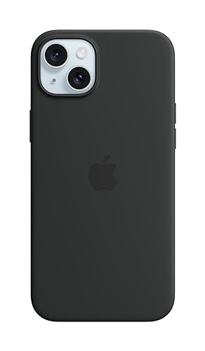 Apple iPhone 15 Plus Silicone Case with MagSafe - Black ??????? Silicone Black