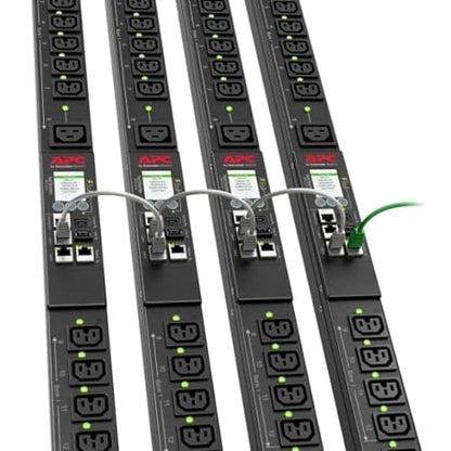 APC Netshelter Switched Rack PDU, 9000 Series, APDU9970, 0U Vertical, 208V, 30A, Input Plug L14-30P, 9.8' Cord
