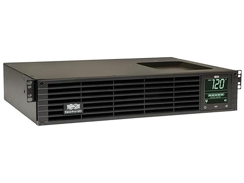 Tripp Lite SM1500RMXL2UTAA 1500VA 1350W UPS Line Interactive LCD Battery Back Up Rackmount 2U AVR, 120V, Black
