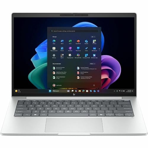 HP EliteBook 8 G1i 14 Touchscreen Notebook - WUXGA - Intel Core Ultra 5 228V - 32 GB - 512 GB SSD - English Keyboard - Glacier Silver Aluminum - Intel Chip - 1920 x 1200 - Windows 11 Pro - Intel Arc