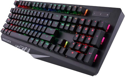 Mad Catz The Authentic S.T.R.I.K.E. 4 Mechanical Gaming Keyboard - Black