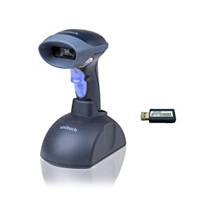 Unitech Unitec Japan Wireless Laser Scanner, V4 Dongle, with Cradle