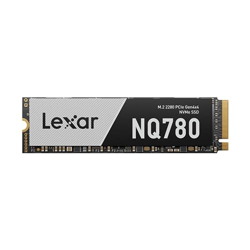 Lexar 2TB NQ780 SSD PCIe Gen4 NVMe M.2 2280 Internal Solid State Drive, Up to 7000/5000 MB/s Read/Write, Compatible with PS5, for Gamers and Creators (LNQ780X002T-RNNNG)