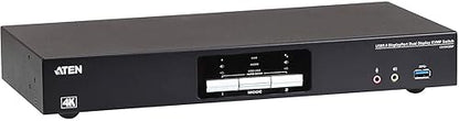 ATEN CS1942DP 2-Port USB 3.0 4K 60Hz DisplayPort Dual Monitor Display KVMP Switch