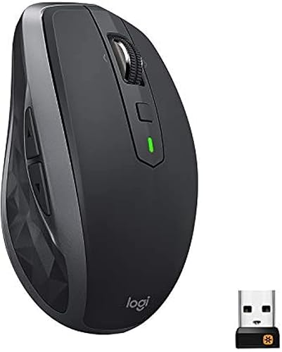 logitech - MX Anywhere 2S Wireless Laser Mouse - Black Black Mouse