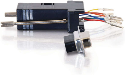 C2g/ cables to go C2G 02943 RJ45 to DB9 Female Serial RS232 Modular Adapter, Black