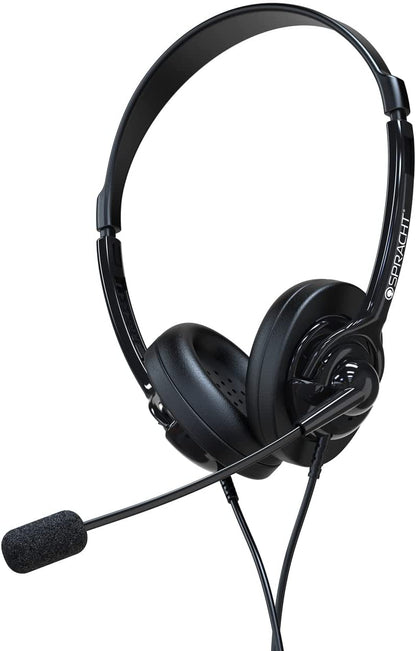 Spracht ZUM350B Stereo 3.5/2.5mm Pin Universal Multimedia Headset - Dual Ear Version