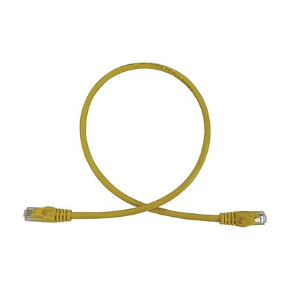 Tripp Lite Cat6a 10G Ethernet Cable, Snagless Molded UTP Network Patch Cable (RJ45 M/M), Yellow, 3 Feet / 0.9 Meters, Manufacturer's Warranty (N261-003-YW)