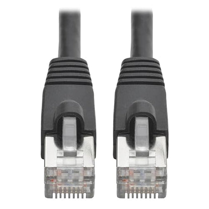 Tripp Lite Cat6a Ethernet Cable, 10G-Certified Patch Cable, Snagless, Shielded STP PoE Ethernet Cord, 4 ft, Black (N262-004-BK) 4ft. Black