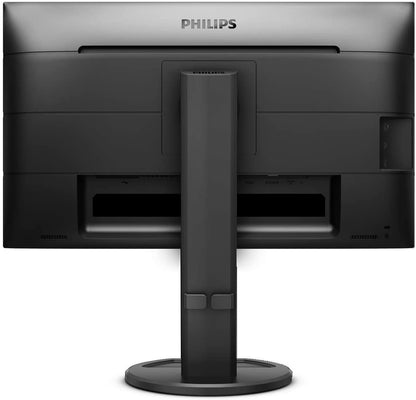 Philips 241B8QJEB 24" Frameless Monitor, Full HD IPS, USB 3.0 hub, Built-in Speakers, VESA, Height Adjustable Stand, TCO Edge