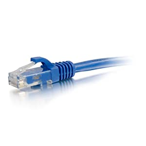 C2g/ cables to go C2G 03977 Cat6 Cable - Snagless Unshielded Ethernet Network Patch Cable, Blue (9 Feet, 2.74 Meters) 9 Feet/ 2.74 Meters Blue