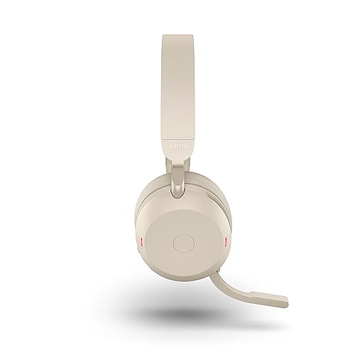 Jabra Evolve2 75 - USB-C MS Teams - Beige Wireless Headset/Music Headphones