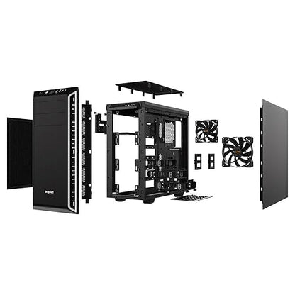 be quiet! BG022 Pure Base 600 Case, Silver