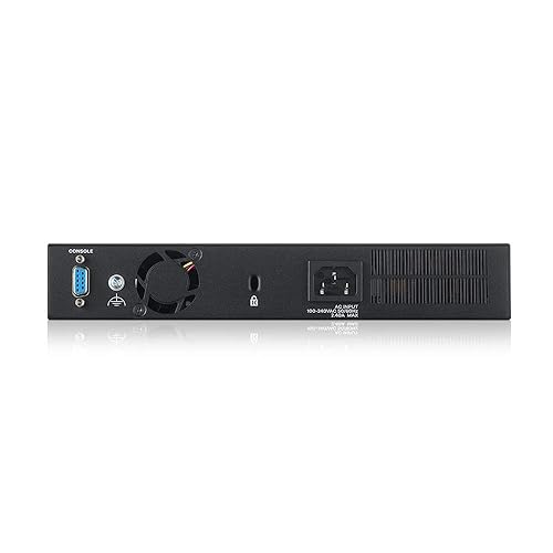 Zyxel 8-Port Gigabit Switch | Layer 2 Managed | PoE+ @ 180 Watt Budget | 2x Gigabit Combo Ports | Hybrid Cloud Mode [GS2220-10HP] 8-Port | PoE+ | 2-Port GbE