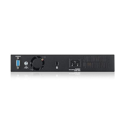 Zyxel 8-Port Gigabit Switch | Layer 2 Managed | PoE+ @ 180 Watt Budget | 2x Gigabit Combo Ports | Hybrid Cloud Mode [GS2220-10HP] 8-Port | PoE+ | 2-Port GbE