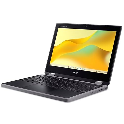 Acer Chromebook Spin 311 R724T R724T-K70P 11.6 Touchscreen Convertible 2 in 1 Chromebook - HD - MediaTek MT8 MT8186TV/AZA - 8 GB - 64 GB Flash Memory - English (US) Keyboard - Black - MediaTek Chip
