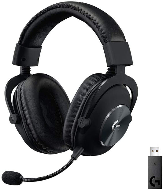 Logitech G PRO X Wireless Lightspeed Gaming Headset with Blue VO!CE Mic Filter Tech, 50 mm PRO-G Drivers, and DTS Headphone:X 2.0 Surround Sound Pro X Wireless Headset Headset Only