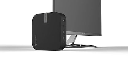 ASUS Chromebox 5 with Intel® Core i7-1260P Processor, 16GB Memory, M.2 256G NVMe SSD, Dual HDMI, one DP, Gigabit LAN, WiFi 6E, Thunderbolt ™ 4, Chrome Enterprise, VESA Mount,BLACK Core i7 No Wireless Charging CHROMEBOX5-S7057UN