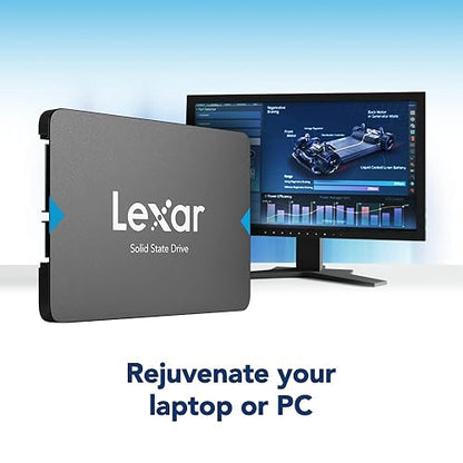 Lexar NQ100 960GB 2.5” SATA III Internal SSD, Solid State Drive, Up to 550MB/s Read (LNQ100X960G-RNNNU) 960GB NQ100 SATA3