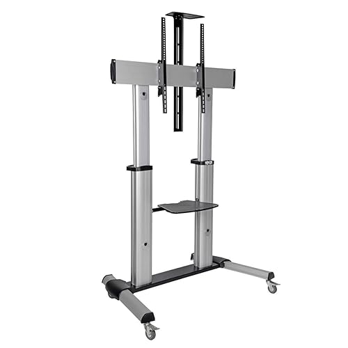 Tripp Lite Mobile TV Stand with Mount, for LED/OLED/LCD Flat Screen Monitors, 60” – 100” Televisions 60-100