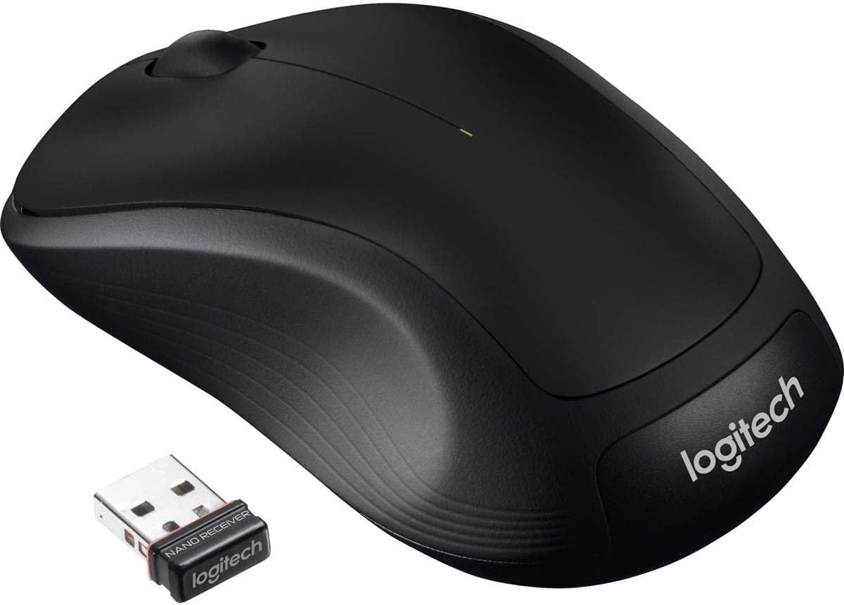 Logitech M310 Wireless Laser Mouse 3 Buttons 2.4 GHz, Black (910-004277)