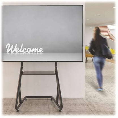 Tripp Lite Heavy-Duty Mobile TV Floor Stand Cart, 60 to 105 inch Displays, VESA-Compliant, Secure Display Combination Lock, Cable Management Routes, 5-Year Manufacturer's Warranty (DMCS60105HDS) 60" to 105" Displays