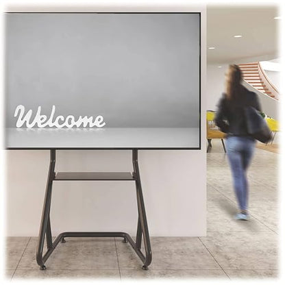 Tripp Lite Heavy-Duty Mobile TV Floor Stand Cart, 45 to 60 inch Vertical/Portait Displays, VESA-Compliant, Secure Display Combination Lock, Cable Management Routes, 5-Year Warranty (DMCSP4560HDS)