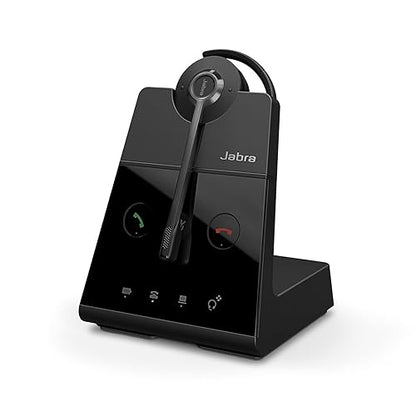 Jabra Engage 65 SE (Second Edition) Wireless Headset, Convertible – Telephone Headset with Industry-Leading Wireless Performance, Advanced Noise-Cancelling Microphone, All Day Battery Life - Black