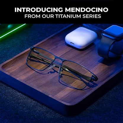 Gunnar Computer Blue Light Blocking Glasse's Mendocino, Midnight Blue, Adult