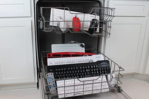 Seal shield Silver Seal Medical Grade Keyboard - Dishwasher Safe &amp; Antimicrobial - Qwerty Is