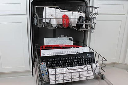 Seal shield Silver Seal Medical Grade Keyboard - Dishwasher Safe &amp; Antimicrobial - Qwerty Is