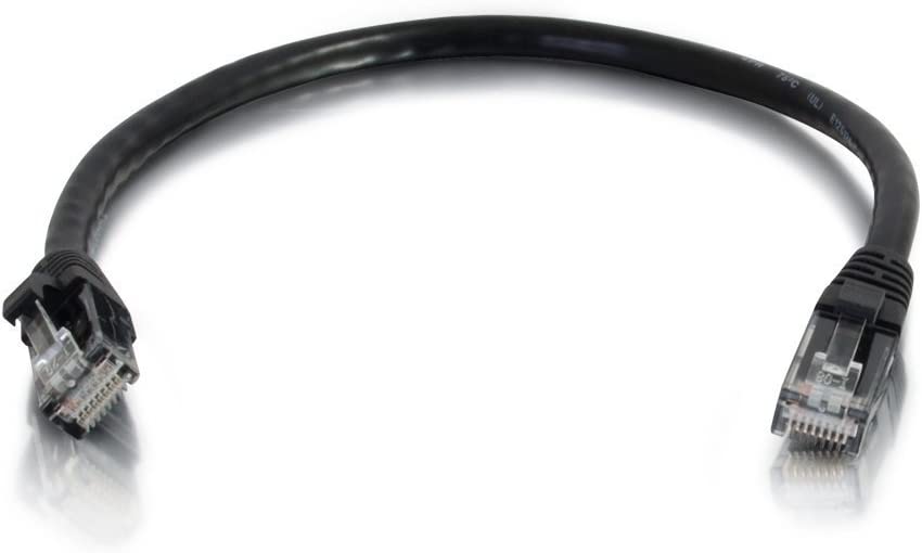 Ingram micro 8 ft Cat6 Snagless UTP Unshielded Network Patch Cable - Black