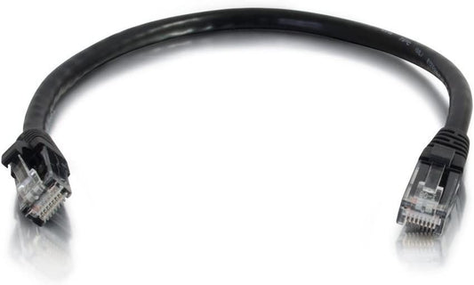 Ingram micro 8 ft Cat6 Snagless UTP Unshielded Network Patch Cable - Black