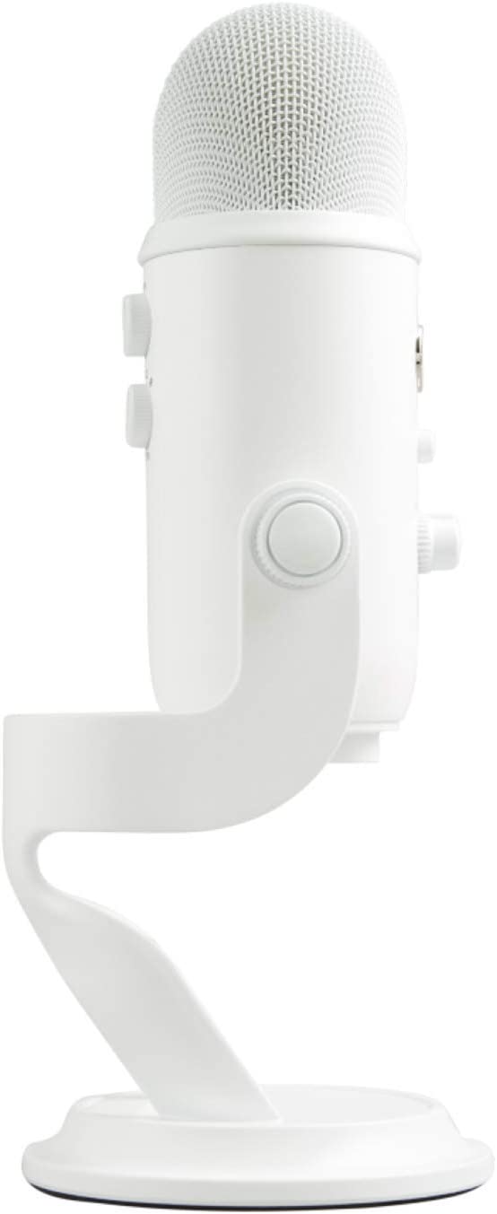 Logitech for Creators Blue Yeti USB Microphone for PC, Podcast, Gaming, Streaming, Studio, Computer Mic - Whiteout
